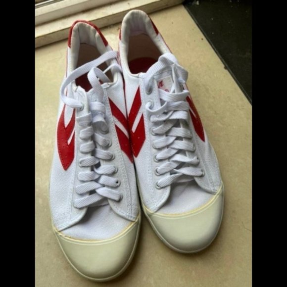 SOLD ON MERCARI Men's Warrior Shanghai WB-01 Sneakers in White & Red - Size 10 - Picture 5 of 5
